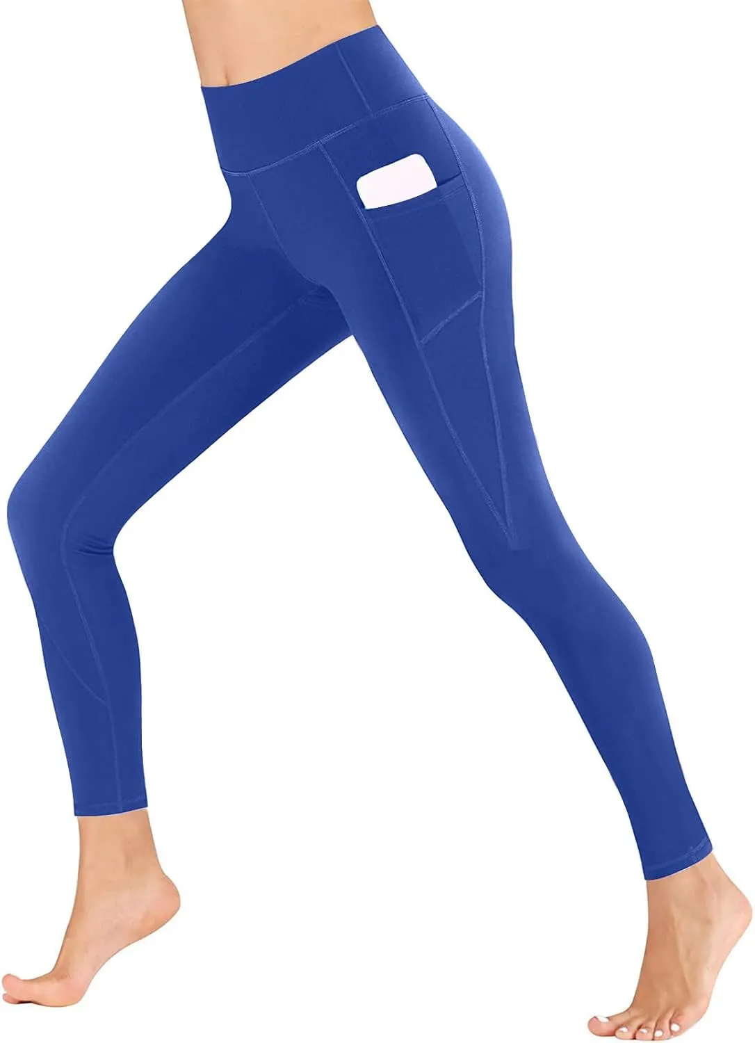 XUNRYAN Workout Leggings Women with Pockets Butt Lifting Yoga Pants High Waisted Tummy Control Tights Athletic Gym Activewear