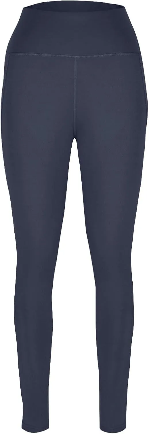 XUNRYAN Workout Leggings Women with Pockets Butt Lifting Yoga Pants High Waisted Tummy Control Tights Athletic Gym Activewear