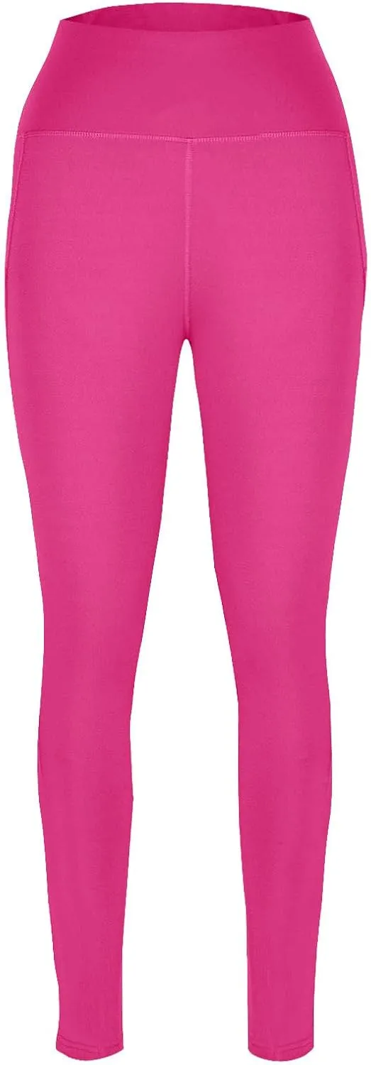 XUNRYAN Workout Leggings Women with Pockets Butt Lifting Yoga Pants High Waisted Tummy Control Tights Athletic Gym Activewear