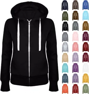 yardsong Zip Up Hoodie Women 2024 Trendy Long Sleeve Sweatshirts Casual Breathable Athletic Hooded Track Jacket with Pockets