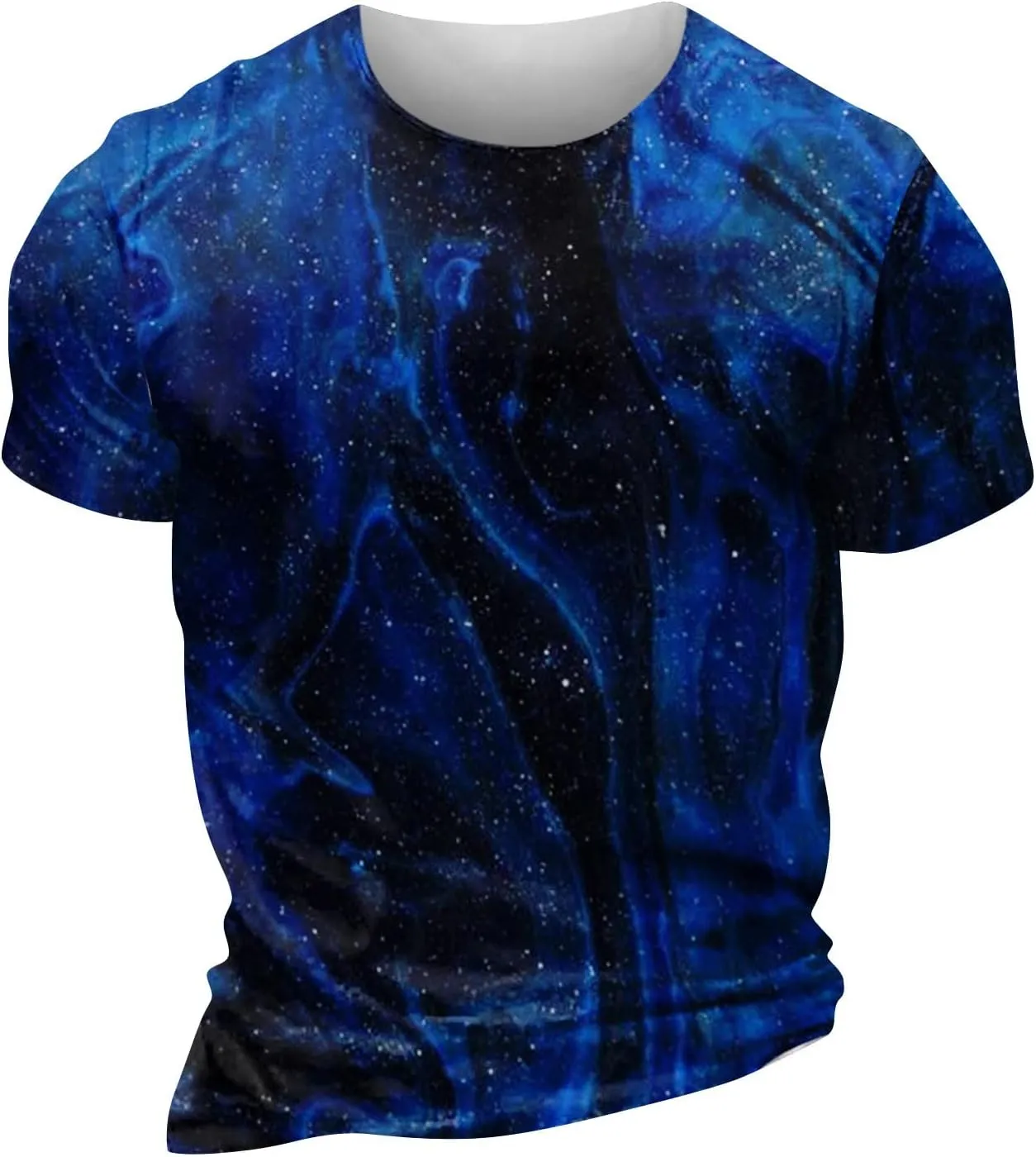 Ymosrh Men's Casual Tees Graphic Tees Casual Short Sleeve T-Shirts Soft Tee Shirts Lightweight Summer Shirts Short, M-6XL