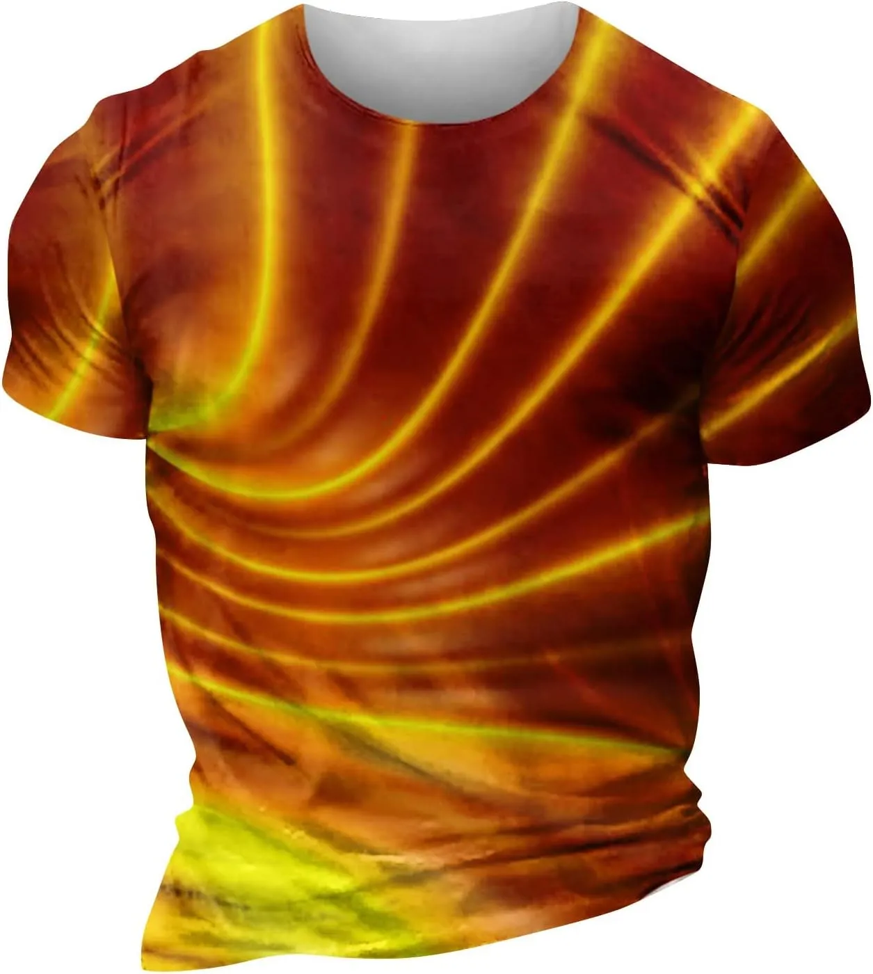 Ymosrh Men's Casual Tees Graphic Tees Casual Short Sleeve T-Shirts Soft Tee Shirts Lightweight Summer Shirts Short, M-6XL