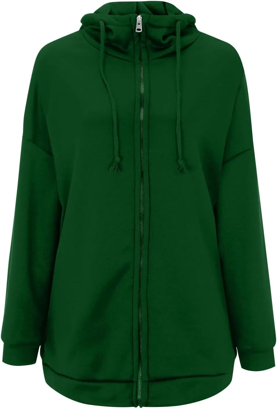 Zip Up Hoodie Women Fashion Tunic Hoodies Winter Fleece Pullover Hoodies 2024 Fall Long Jackets with Pockets