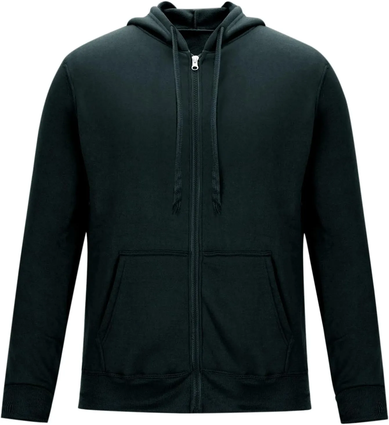 Zip Up Hoodies For Men Lightweight Full Zip Sweatshirt Pullover Athletic Sports Gym Casual Hooded Sweatshirts Jacket