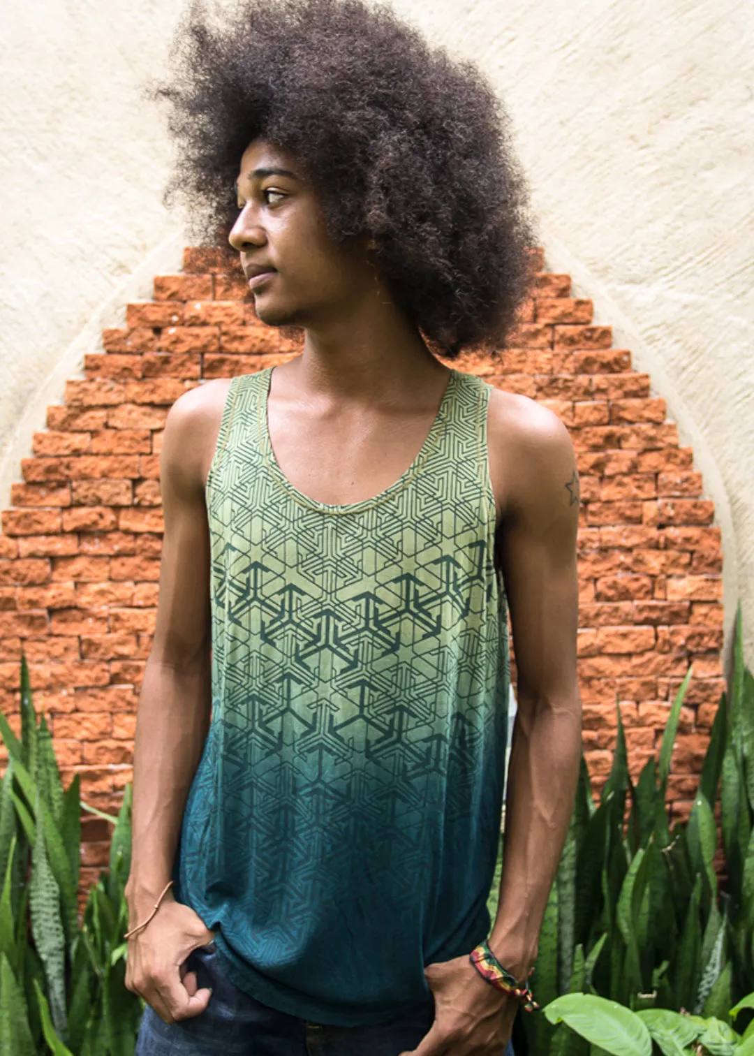 ZIZ ~ Bamboo Tank Top ~ GeoMorph
