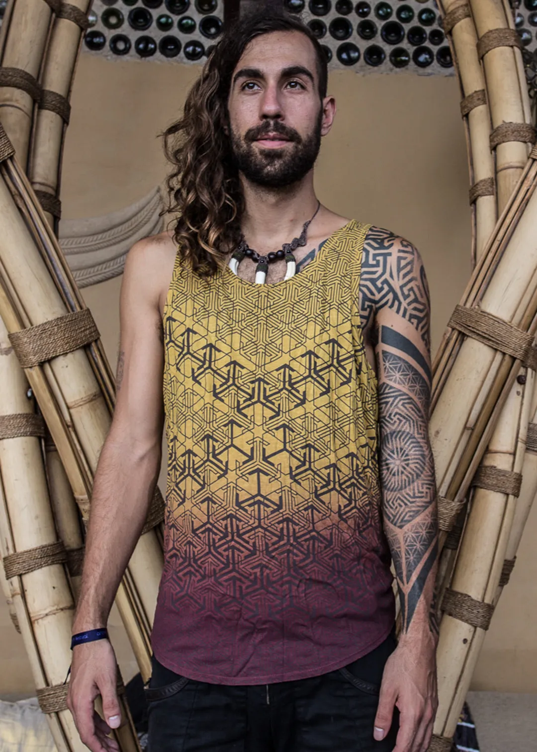 ZIZ ~ Bamboo Tank Top ~ GeoMorph