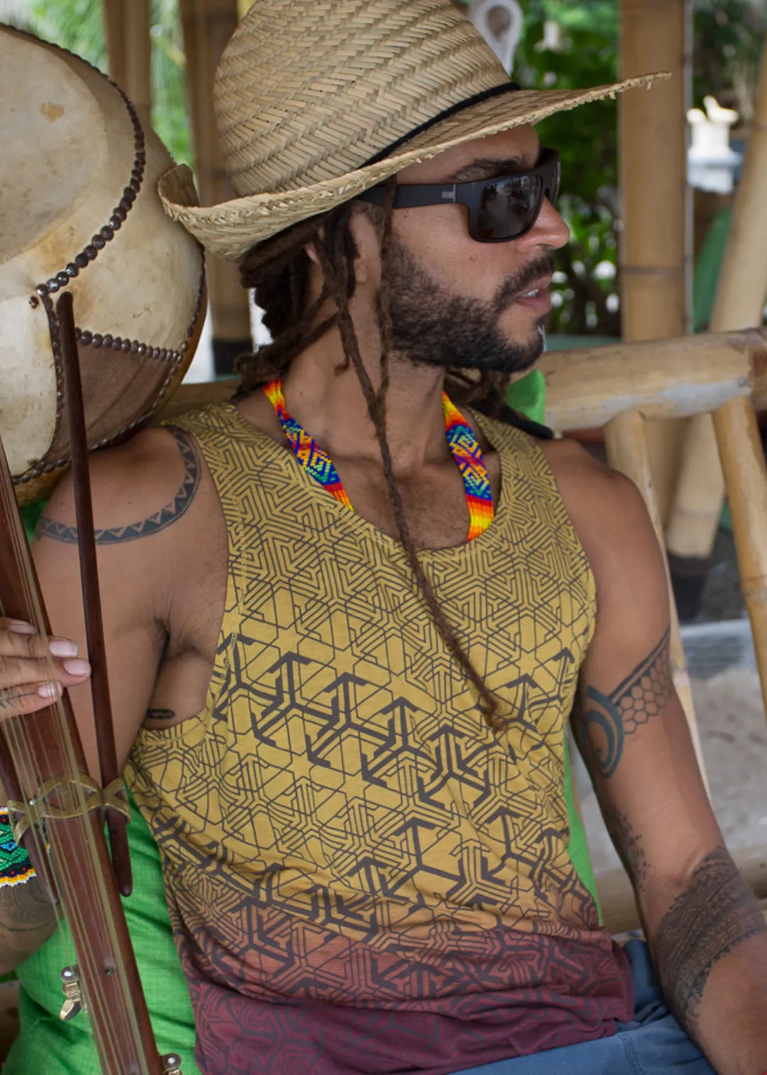 ZIZ ~ Bamboo Tank Top ~ GeoMorph