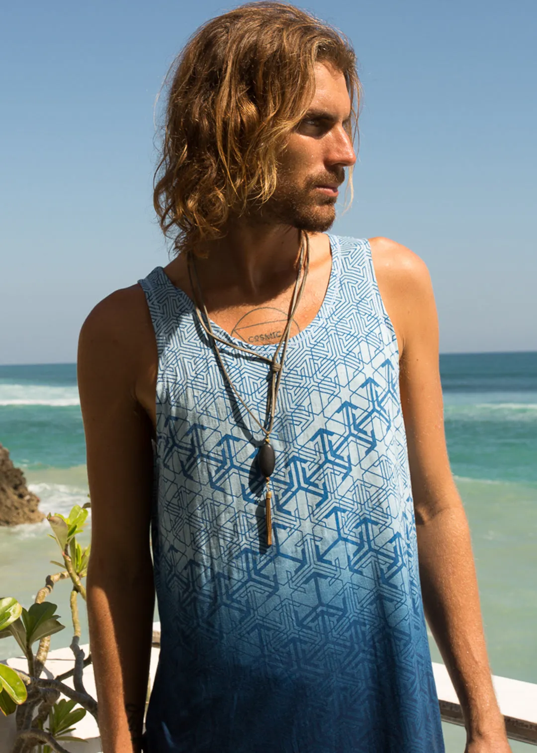 ZIZ ~ Bamboo Tank Top ~ GeoMorph